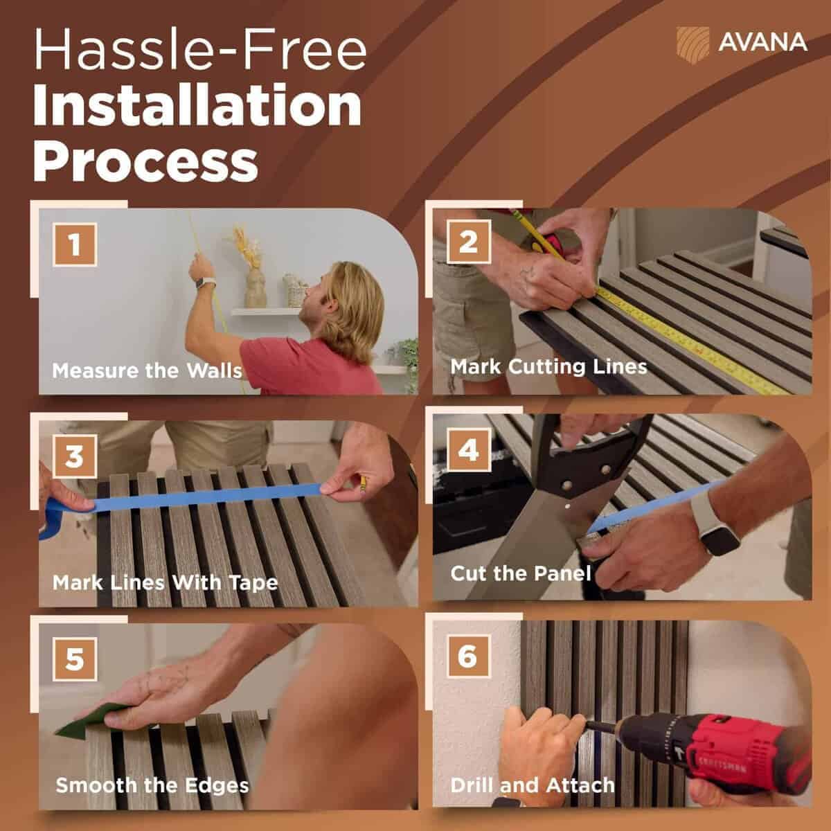 Paneles de Pared Acústicos de Madera Avana - 47.2 X 12.6 - Imagen 7