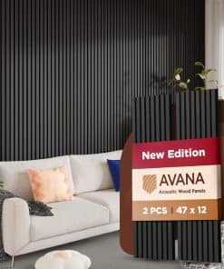 Paneles de Pared Acústicos Avana - 47.2 X 12.6 Pulgadas - 2