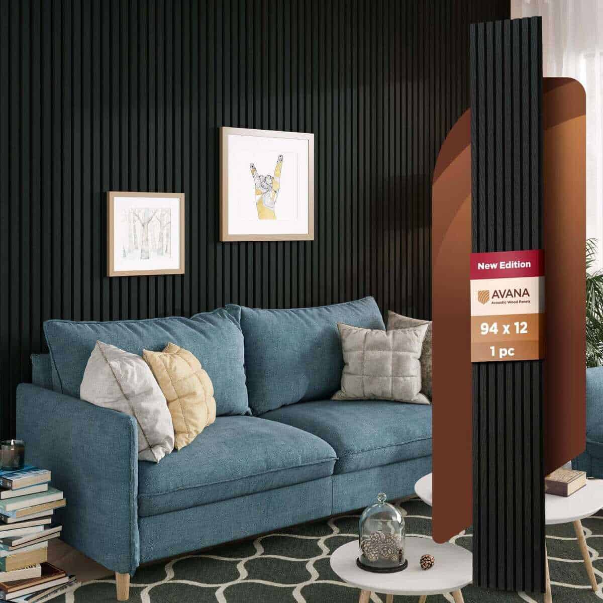 Paneles de Pared de Madera Acústicos Modernos Avana � 94.4