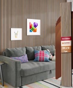 Paneles de Pared Acústicos de Madera Avana -Roble Blanco