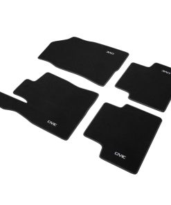 Tapetes de piso de automóvil negros genuinos, alfombrillas