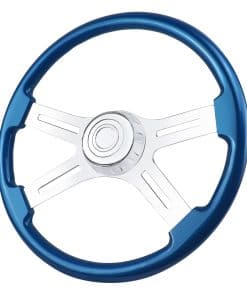 Volante de Camión de Madera Maciza de 18" Lacado 4 Radios