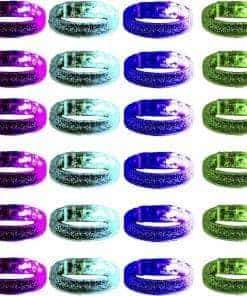 Pulseras Brillantes LED Parpadeantes DAOKEY, Coloridas