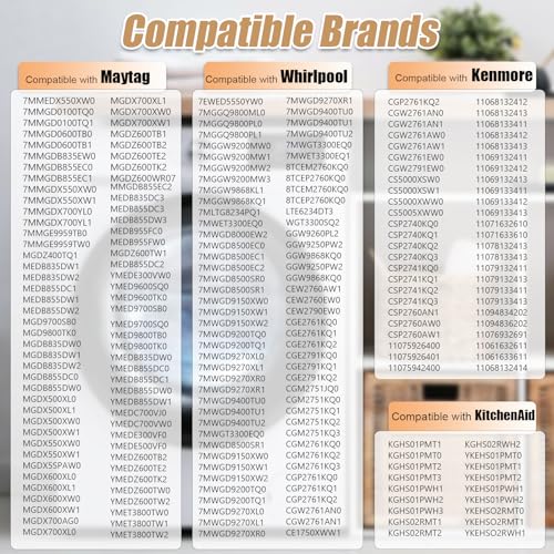 Rueda sopladora de secadora WP697772 697772 Actualizada - Imagen 4