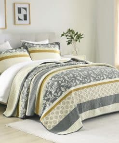 Juego de Edredón Queen Size de Algodón 100% Ligero Suave