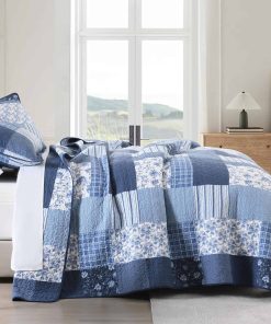 Colcha King CozyStitch - Juego de Colcha King de Algodón