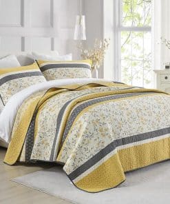 Juego de Edredón Queen Size 100% Algodón Ligero Suave en