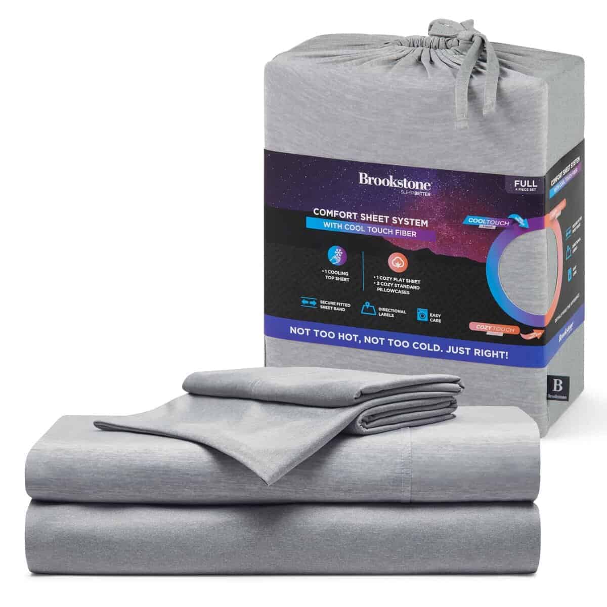 Set de Sábanas de Tamaño Completo Brookstone Comfort |