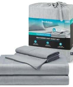 Juego de Sábanas Queen Brookstone Heathered -Gris