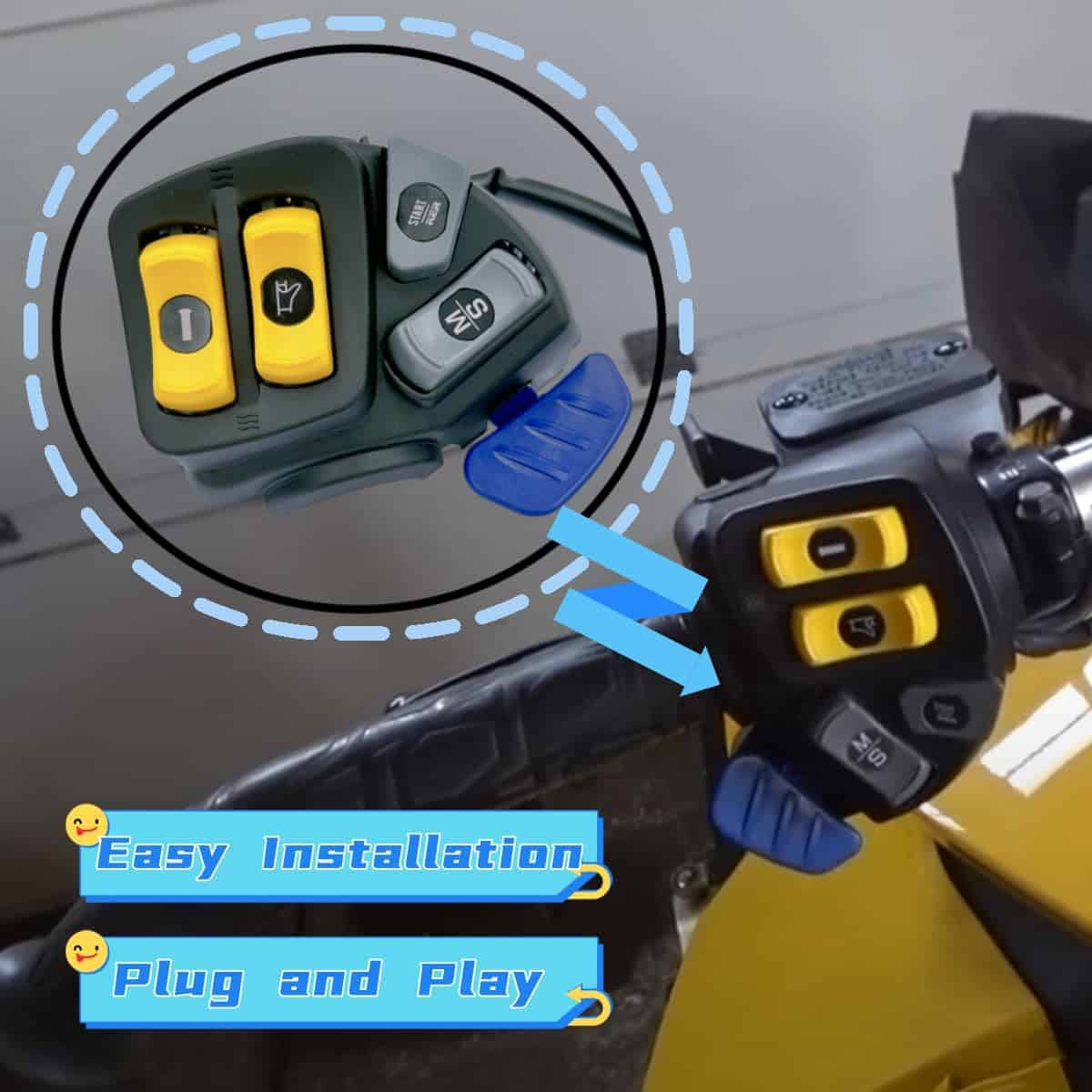 Interruptor del Cuerpo del Manillar Izquierdo LLYZED - Imagen 5