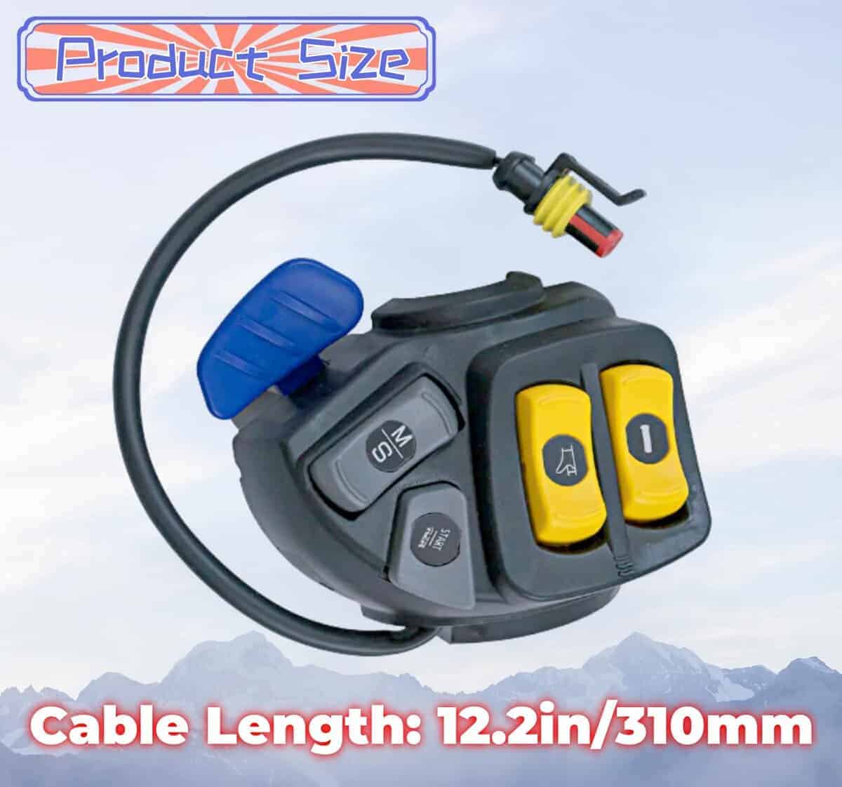 Interruptor del Cuerpo del Manillar Izquierdo LLYZED - Imagen 4