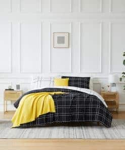 Set de Edredón King/California King Reversible de 5 Piezas