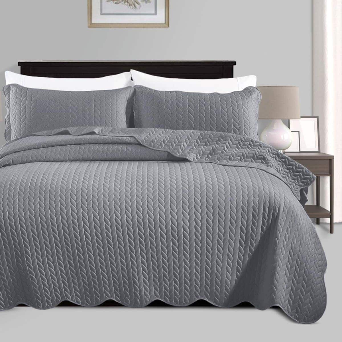 Juego de Cama de Colcha King Quilt Imperial Rooms Tamaño