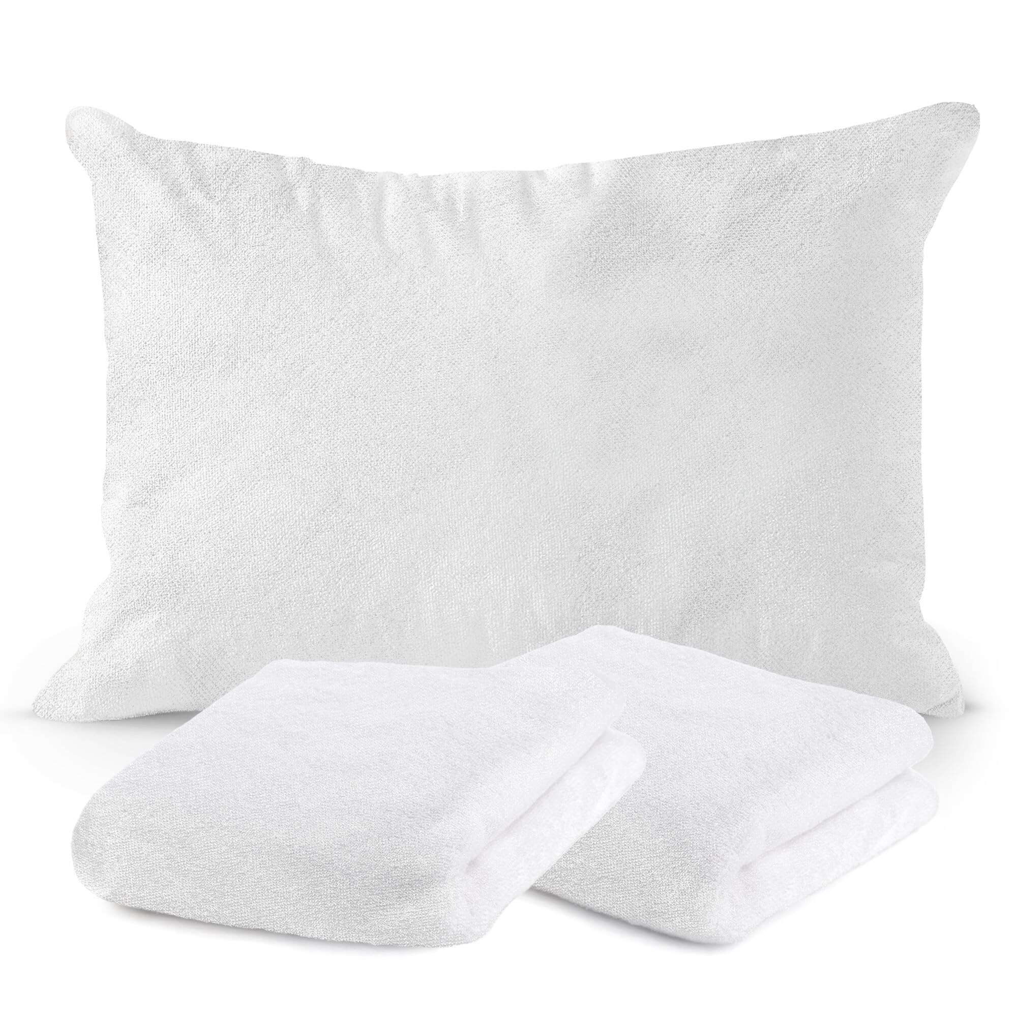 Protectores de Almohada de Lujo con Cierre de Cremallera a