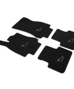 Tapetes Originales para Automóvil en Alfombra Negra con