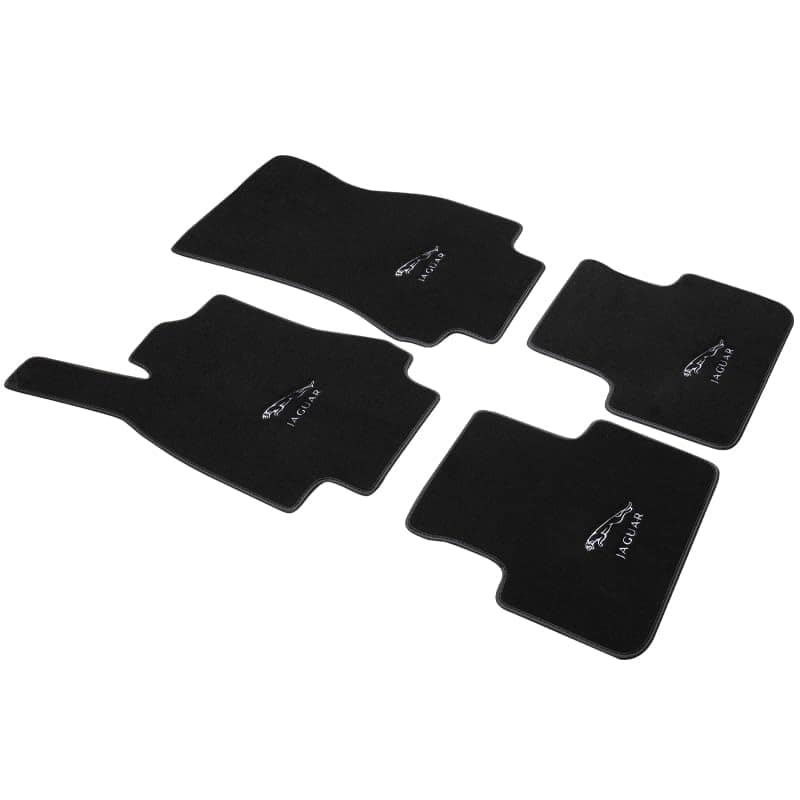 Tapetes Originales para Automóvil en Alfombra Negra con