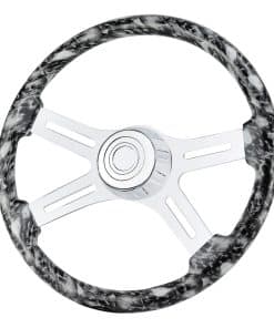 Volante de Camión de Madera Sólida hidroimpresa de 18" con