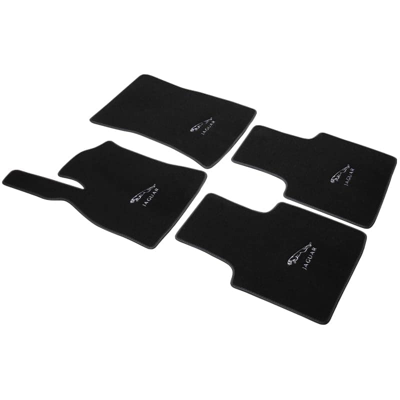 Tapetes para piso de automóvil originales en negro con