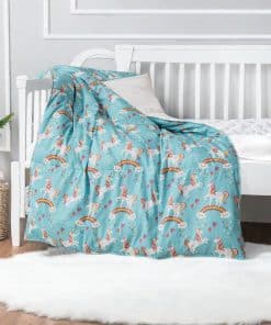 Manta de Unicornio Transpirable Suave para Niños - Ropa de