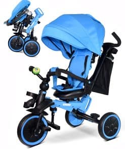 Triciclo Plegable 8 en 1 para Niños de 18 Meses a 5 Años,