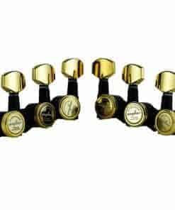 Clavijas de bloqueo para guitarra Guyker (3L -Oro + Negro