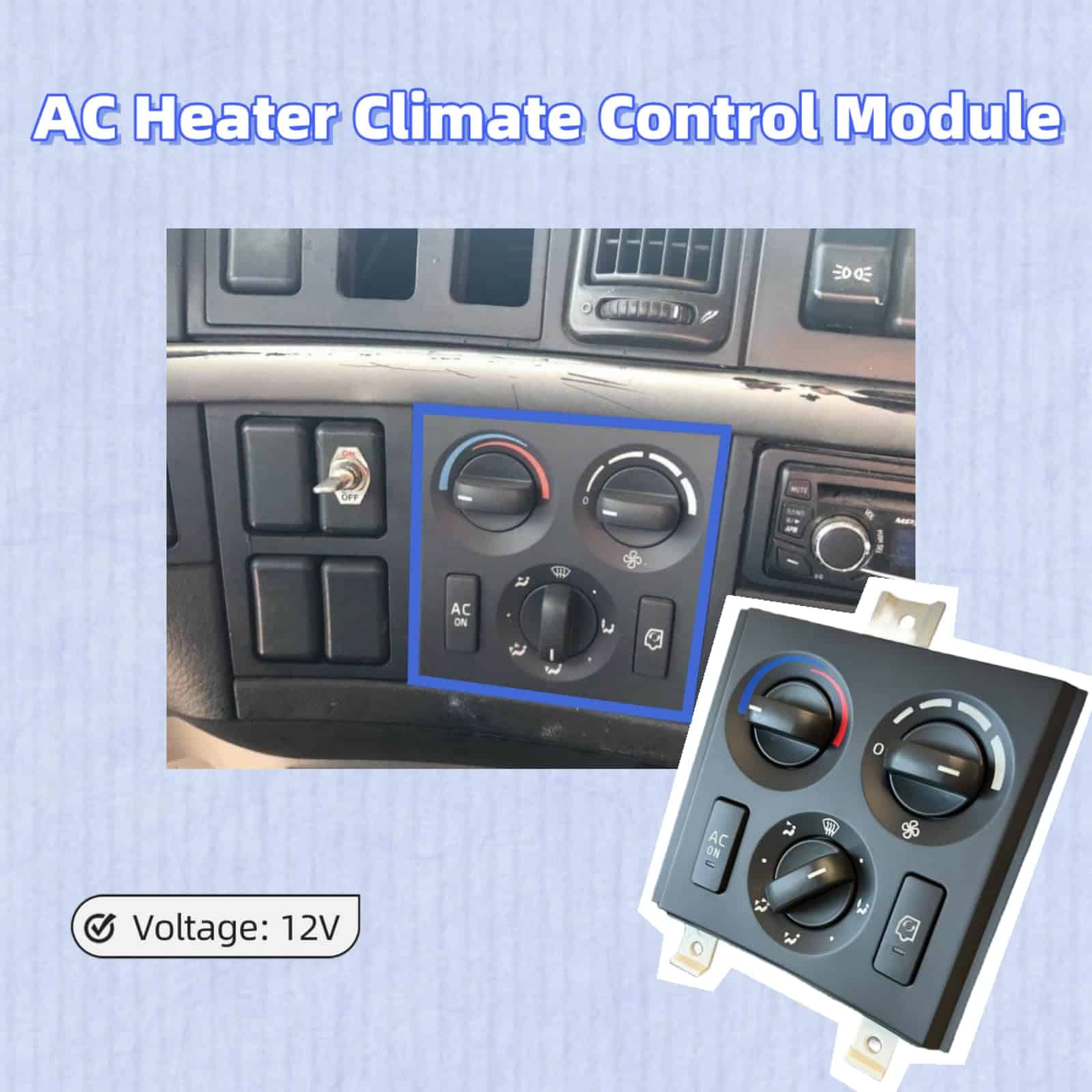 Módulo de Control del Clima del Aire Acondicionado - Panel - Imagen 6