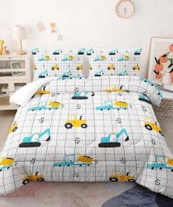 Edredón para niños de sitio de construcción, -Constructionve