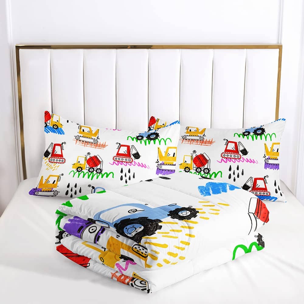 Suncloris Juego de Ropa de Cama de Vehículos de - Imagen 6