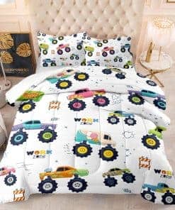 Edredón Suncloris de Camión Monstruo, Conjunto de Ropa de