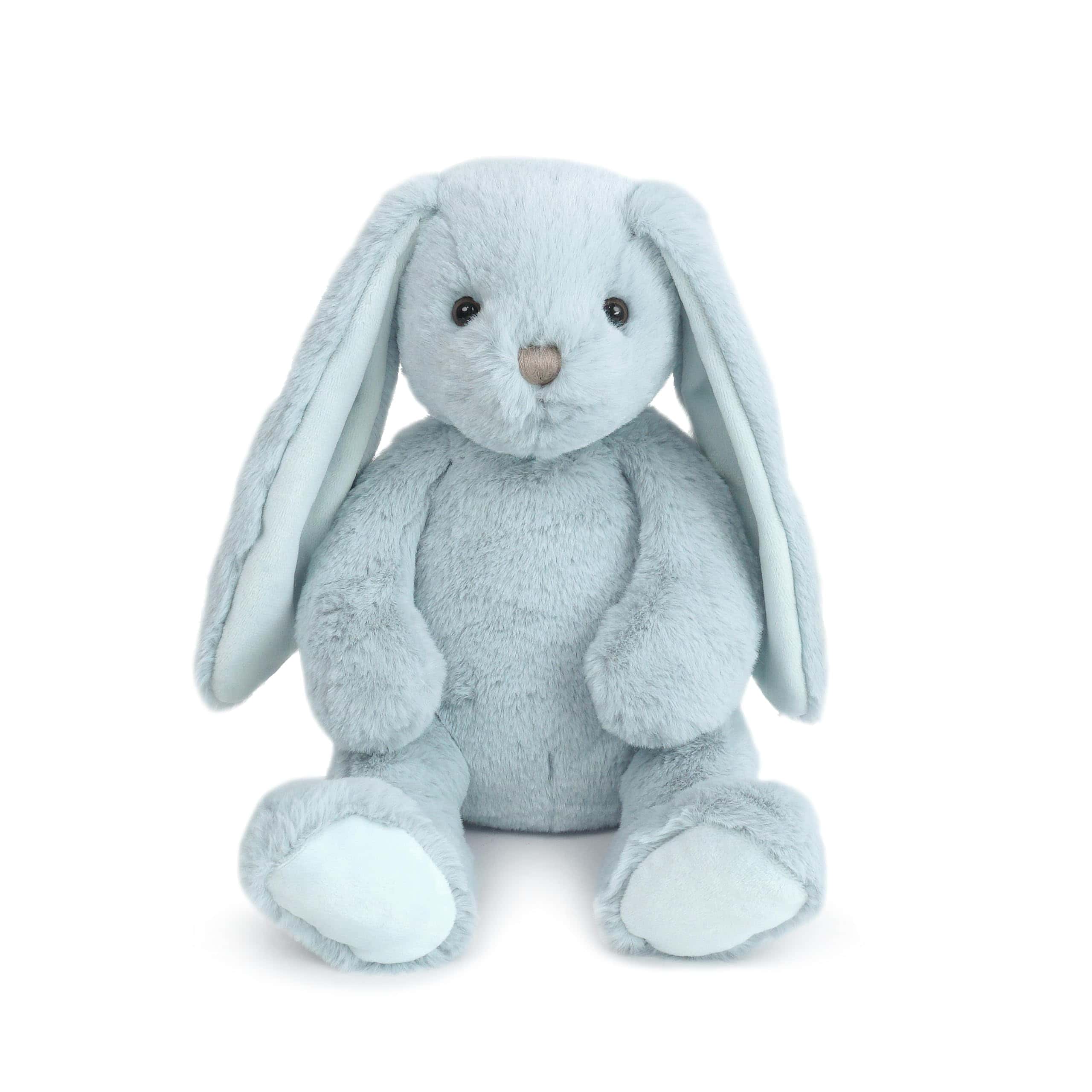 MON AMI Charlie The Bunny Stuffed Animal - 13" Azul, Suave