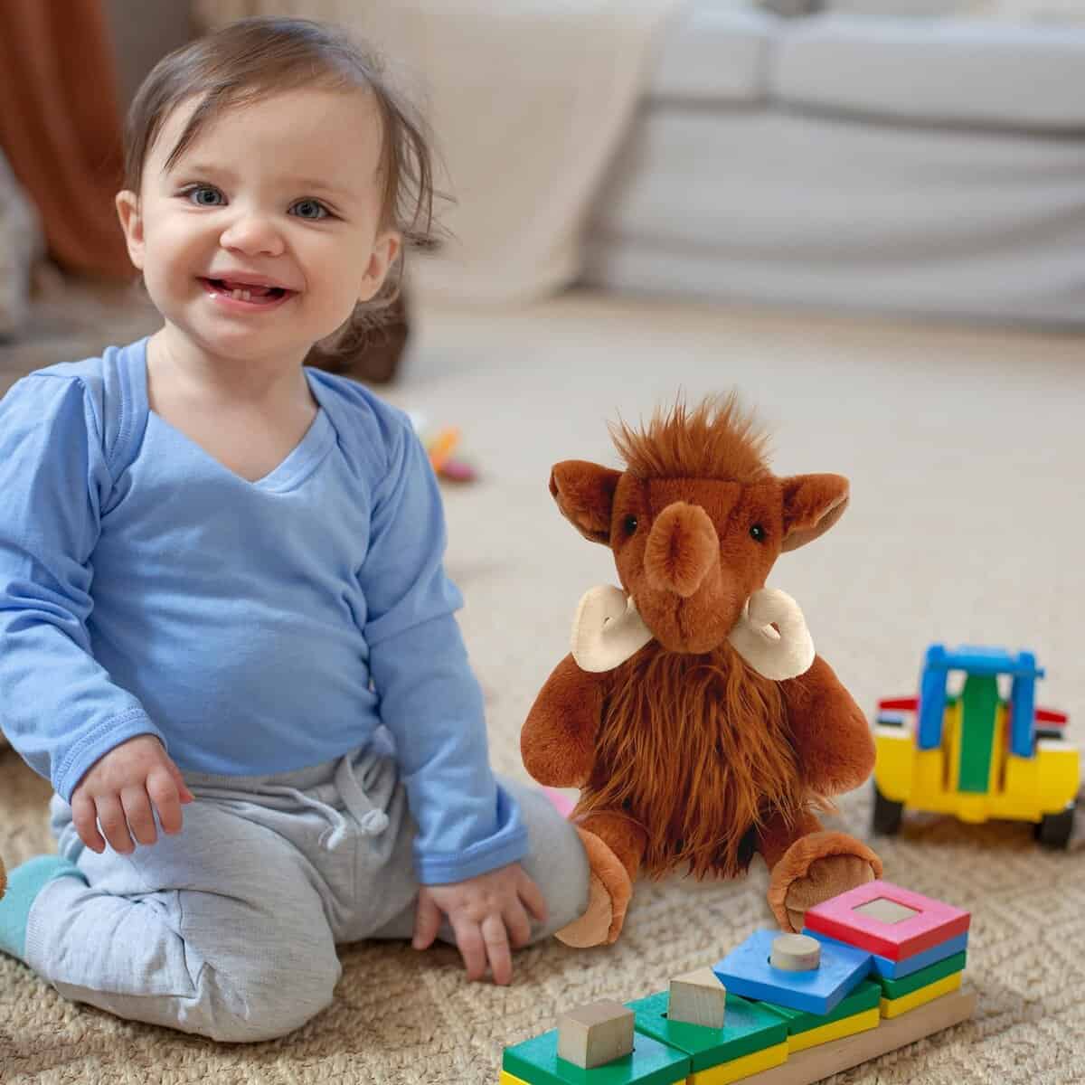 MON AMI Melvin The Mammoth Peluche Animal de Peluche � 15�, - Imagen 3