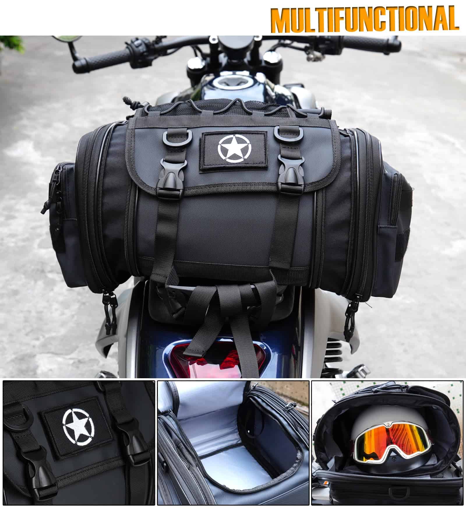 Bolsas de equipaje de viaje para motocicletas HENGTUAOTO, - Imagen 4