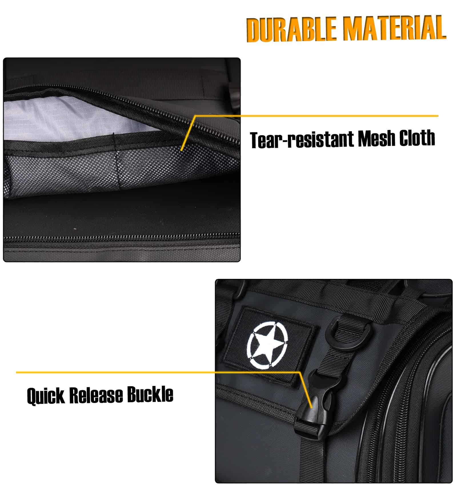 Bolsas de equipaje de viaje para motocicletas HENGTUAOTO, - Imagen 3