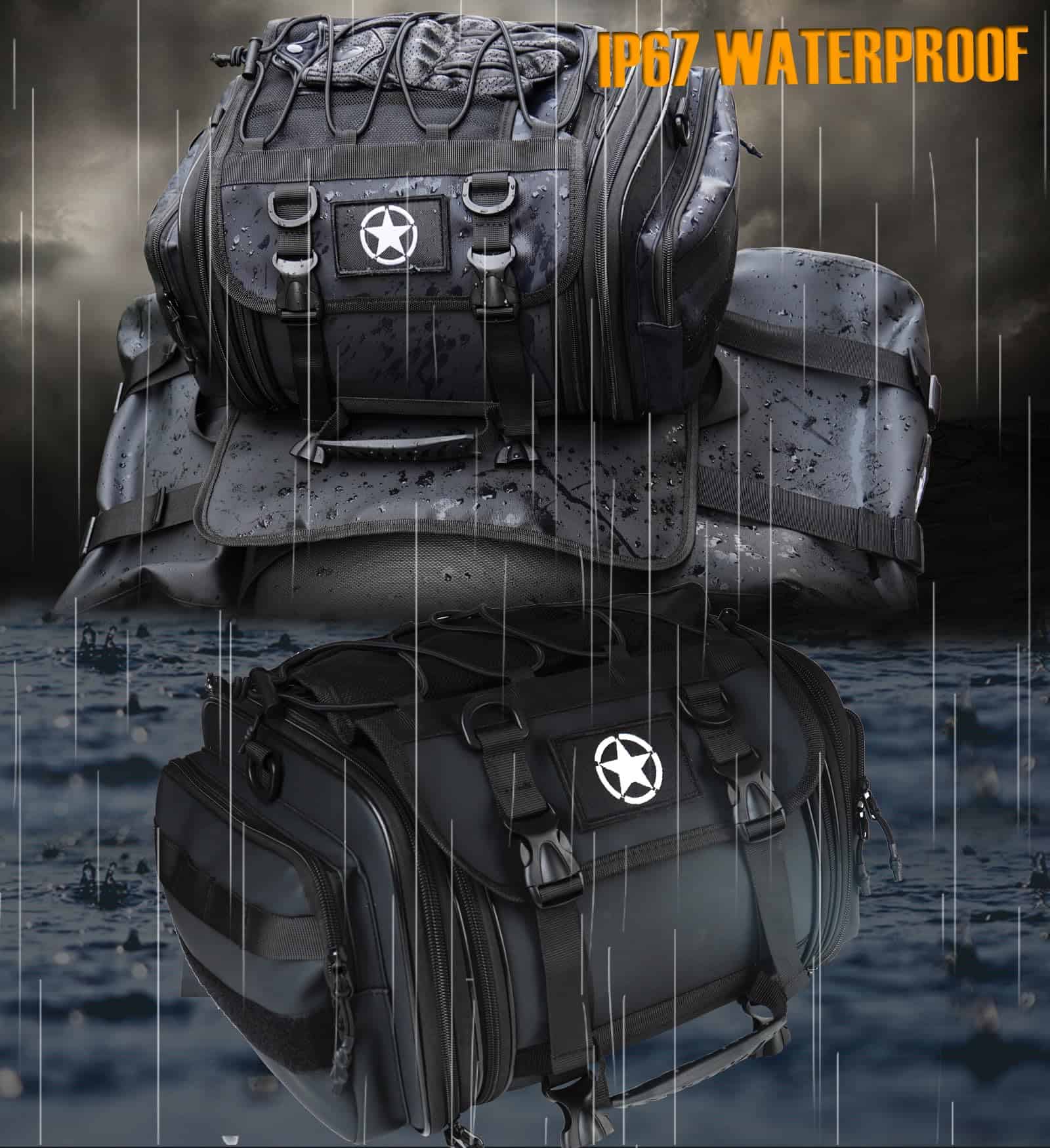 Bolsas de equipaje de viaje para motocicletas HENGTUAOTO, - Imagen 5