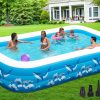 Gran Piscina Inflable para Adultos y Niños, ZEUSFIRE