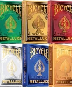 Conjunto de Coleccionista de Naipes Metalluxe Premium de