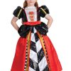 Disfraz de Reina de Corazones para Niñas - Disfraz de Reina