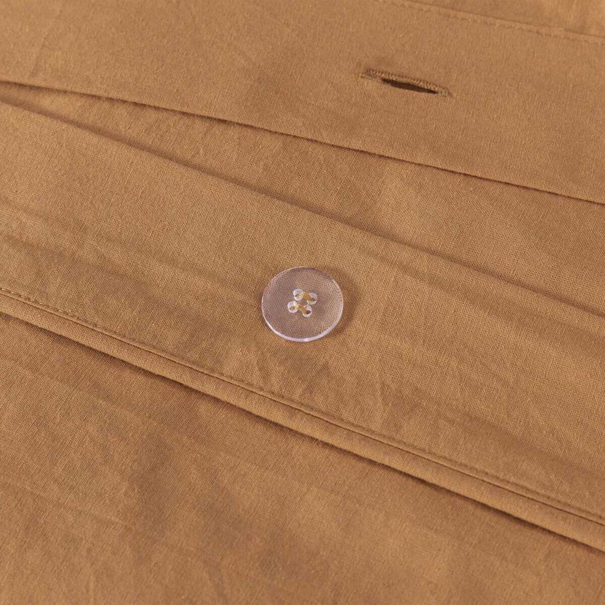 Juego de Funda Nórdica de Algodón Lavado -Caramelo - Imagen 8