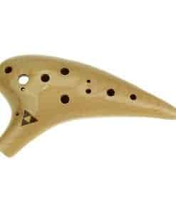 Ocarina de Madera de Arce Alto C de 12 Agujeros, Ocarina