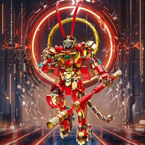 Set de Bloques de Construcción JMBricklayer Monkey King - Imagen 3