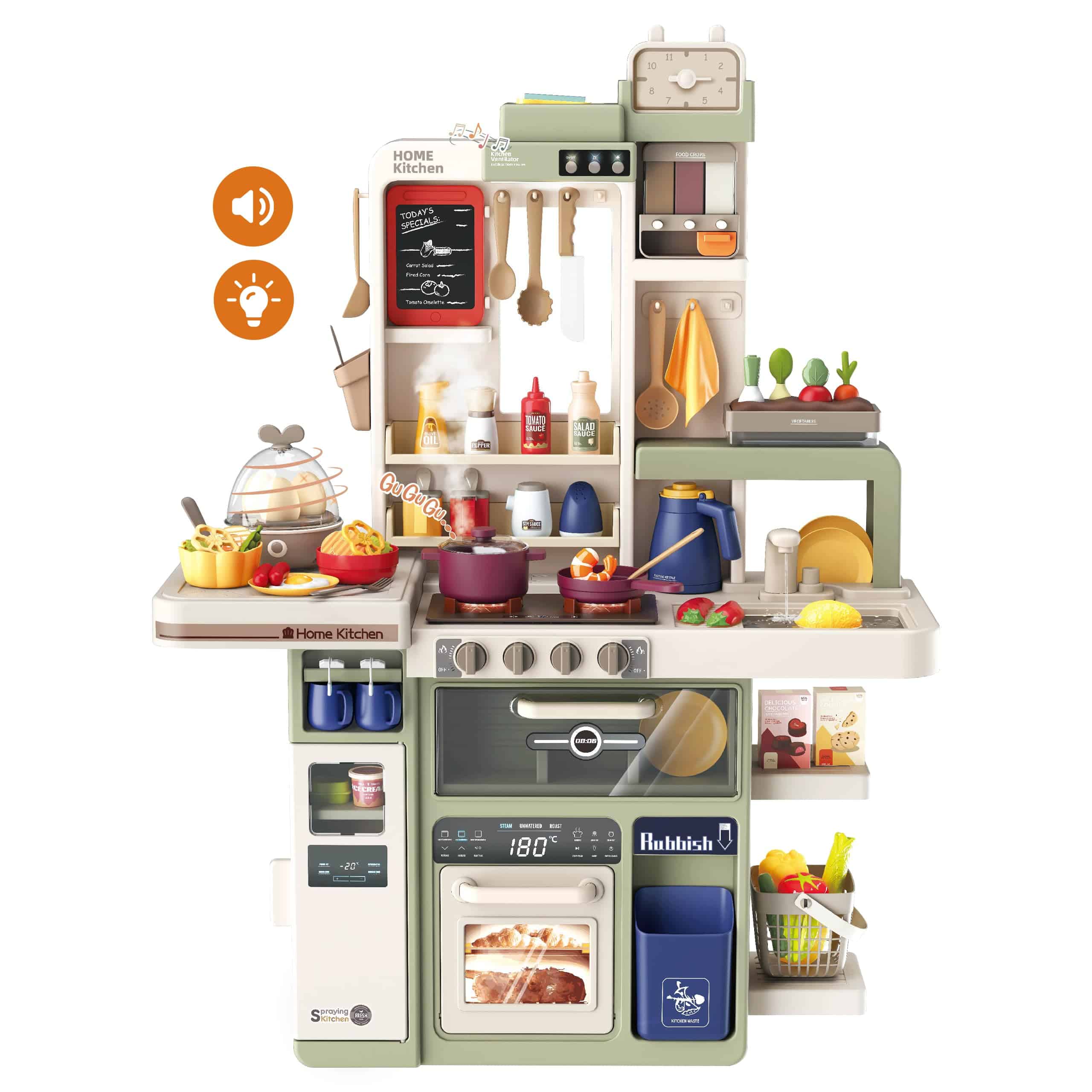 Set de Cocina Neatki de 88 Piezas para -Aguacate Gris 88