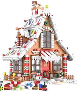 hahaspil Kit de Construcción de Casa de Jengibre Navideña,