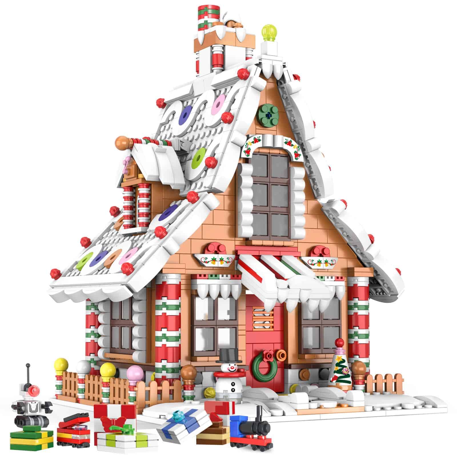 hahaspil Kit de Construcción de Casa de Jengibre Navideña,