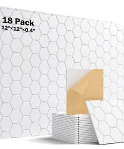 Paneles Acústicos Soundbay, Paquete de 18 Paneles de Espuma