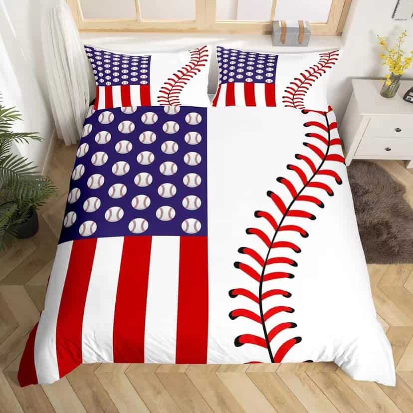 Juego de Funda Nórdica de Béisbol Conjuntos de Ropa de Cama
