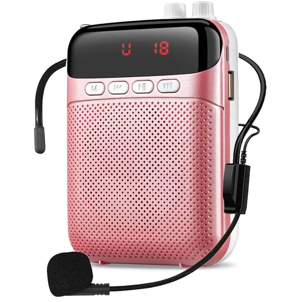 Amplificador de Voz Portátil para -la (Rosa)