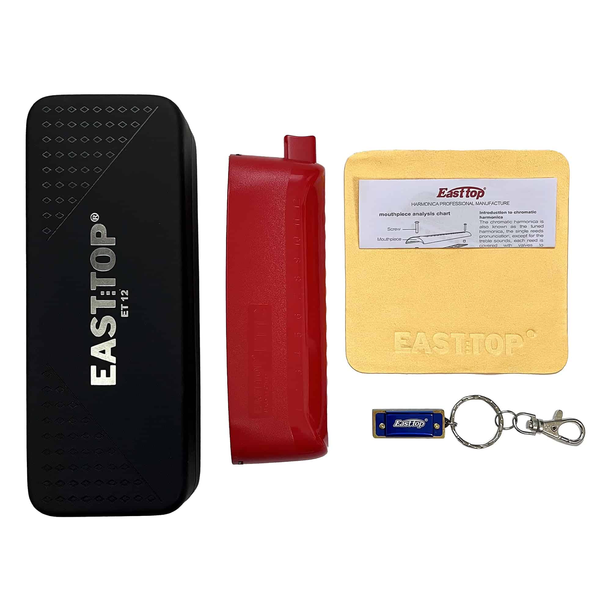 Armonica Cromática EAST TOP ET12 de clave C para Adultos y - Imagen 6