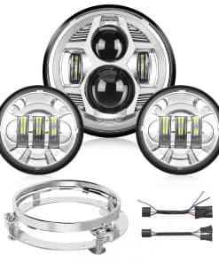 Nilight Faro LED de Motocicleta de 7 Pulgadas con Luces