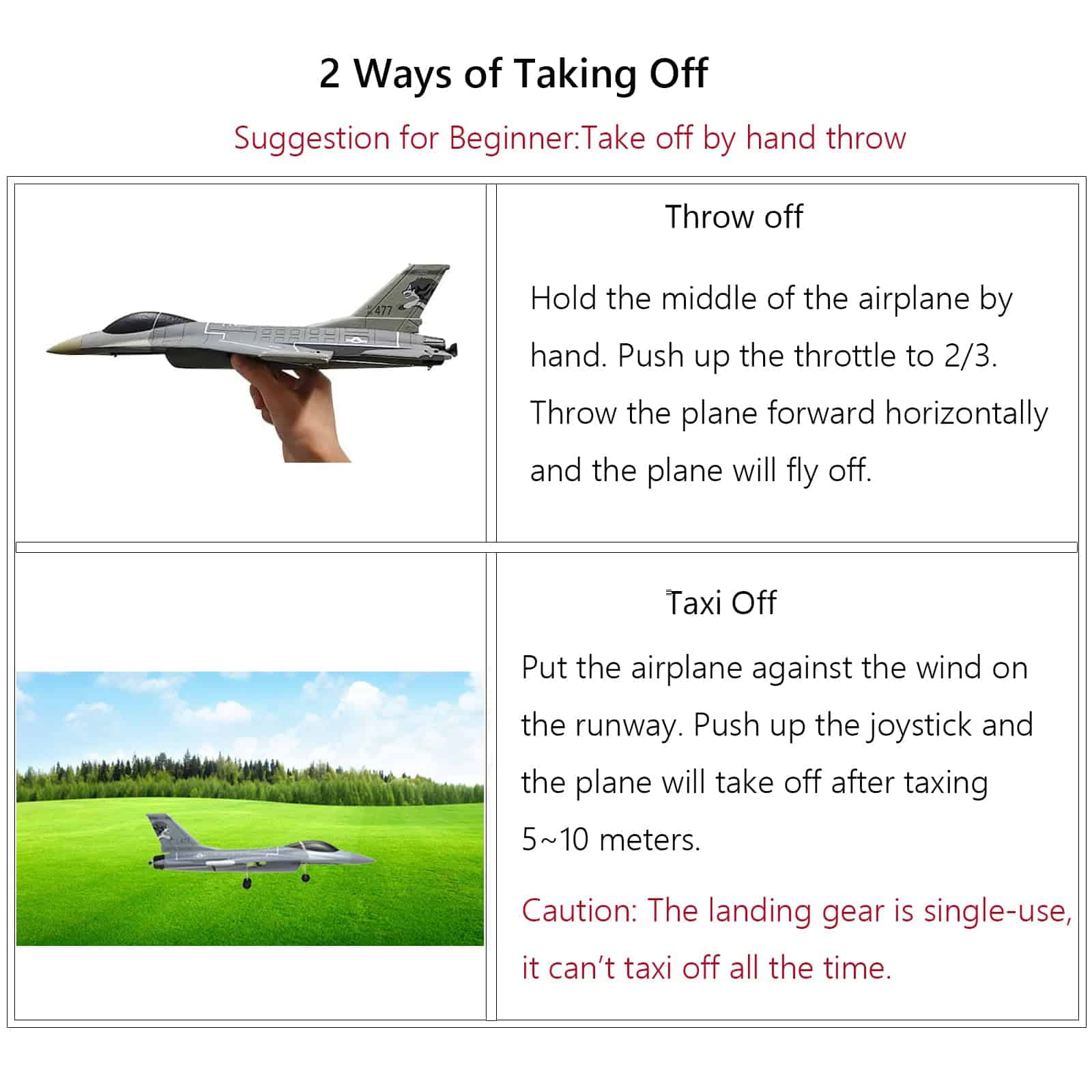 Avión RC 2.4Ghz F-16 Fighting Falcon de RCSHOBBY con - Imagen 9