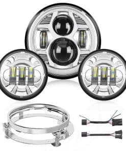 Faros LED para Motocicletas de 7 Pulgadas Nilight con Luces